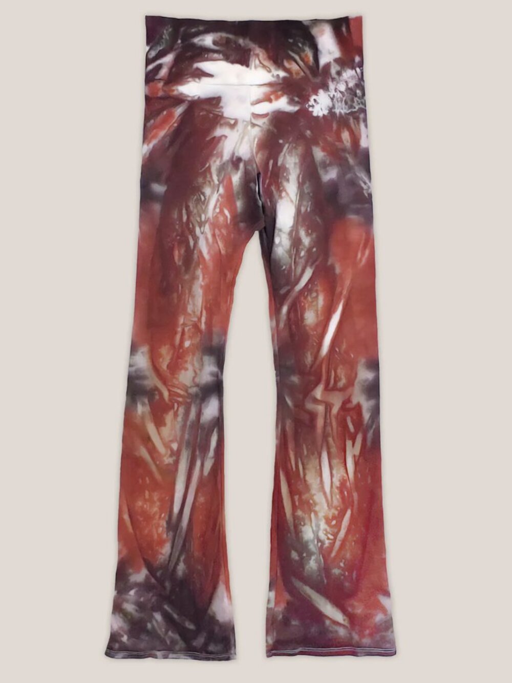 Elden Tie Dye Flare Leggings | Cotton Yoga Pants